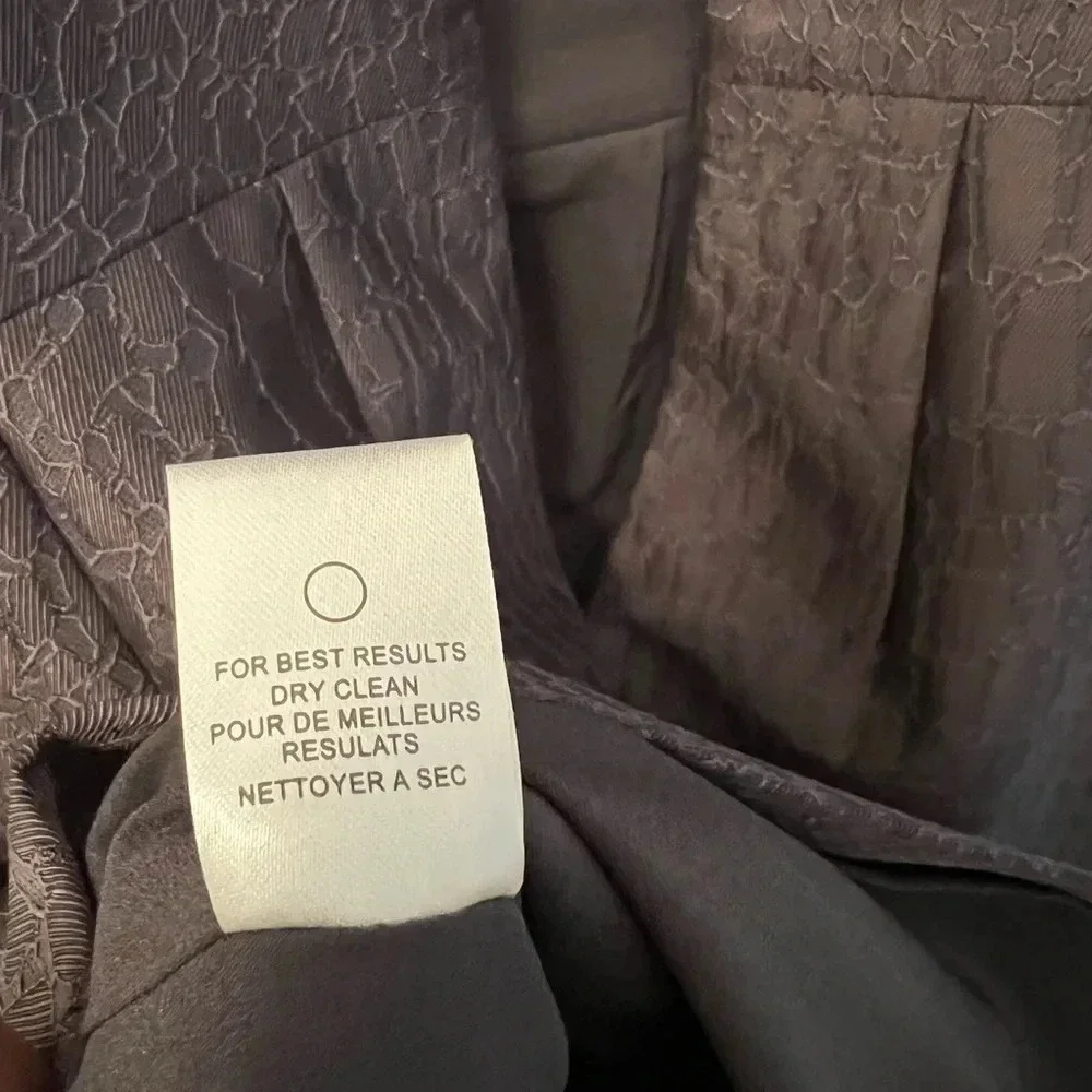 Grey Halston Heritage cap sleeve short cocktail wedding guest size 4.